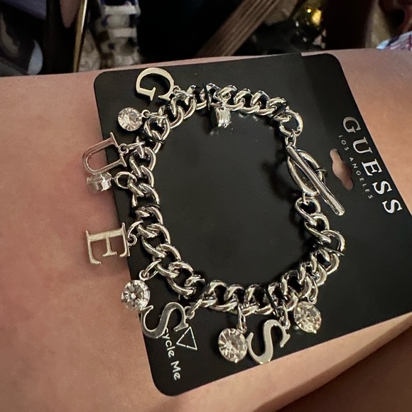 3-part exclusive Jewelry bundle NWOT(two 925 Necklaces and GUESS Charm Bracelet) - Picture 7 of 14